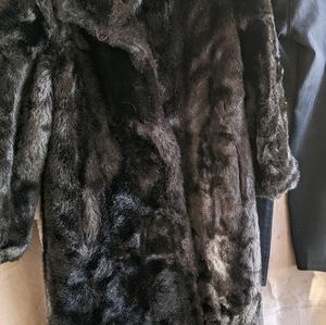 Vintage faux fur coats high end faux